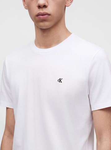 Calvin Klein Jeans Tričko 'CLASSIC' – červená: přední strana