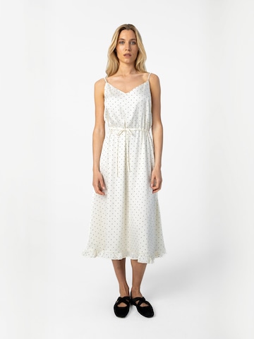 Coster Copenhagen - Vestido ' Dot ' en blanco: frente