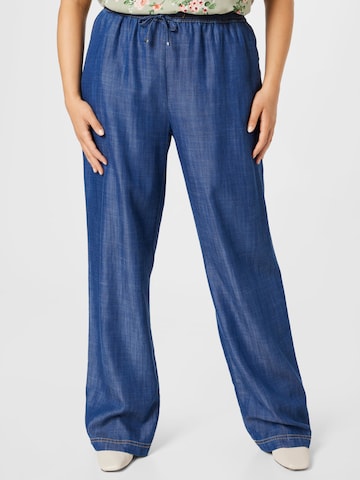 Persona by Marina Rinaldi Wide leg Jeans in Blue: front