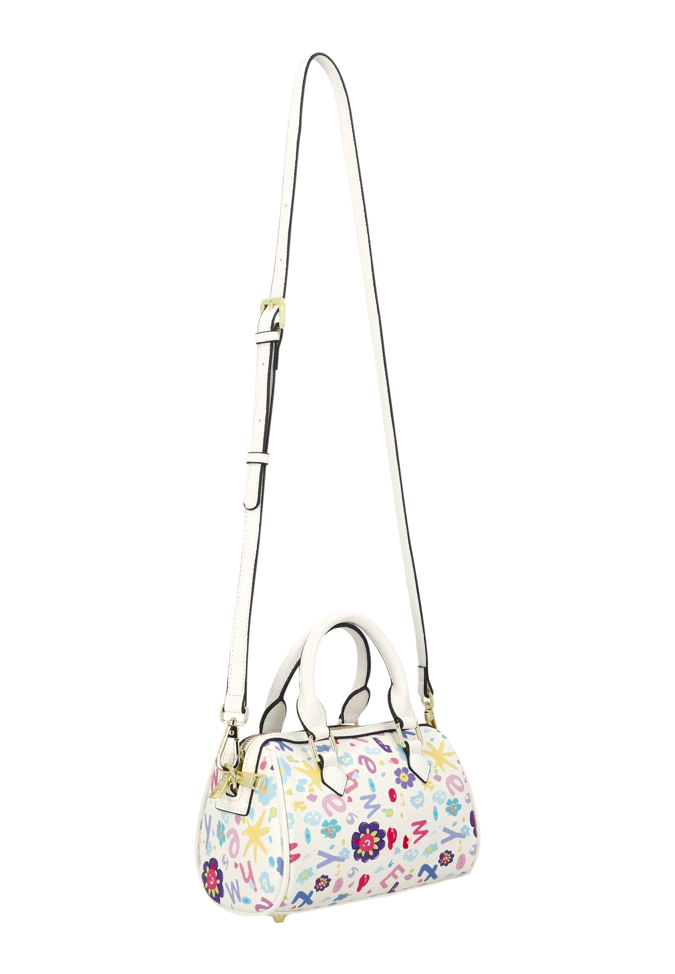 MYMO - Bolso de mano 'POP EYETHEME' en blanco