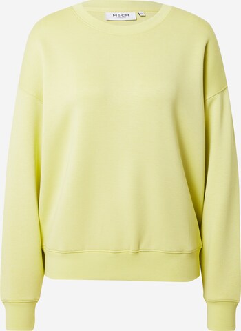 MSCH COPENHAGEN Sweatshirt 'Ima' i gul: framsida