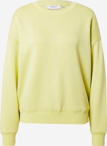 MSCH COPENHAGEN Sweatshirt 'Ima' in Yellow: front