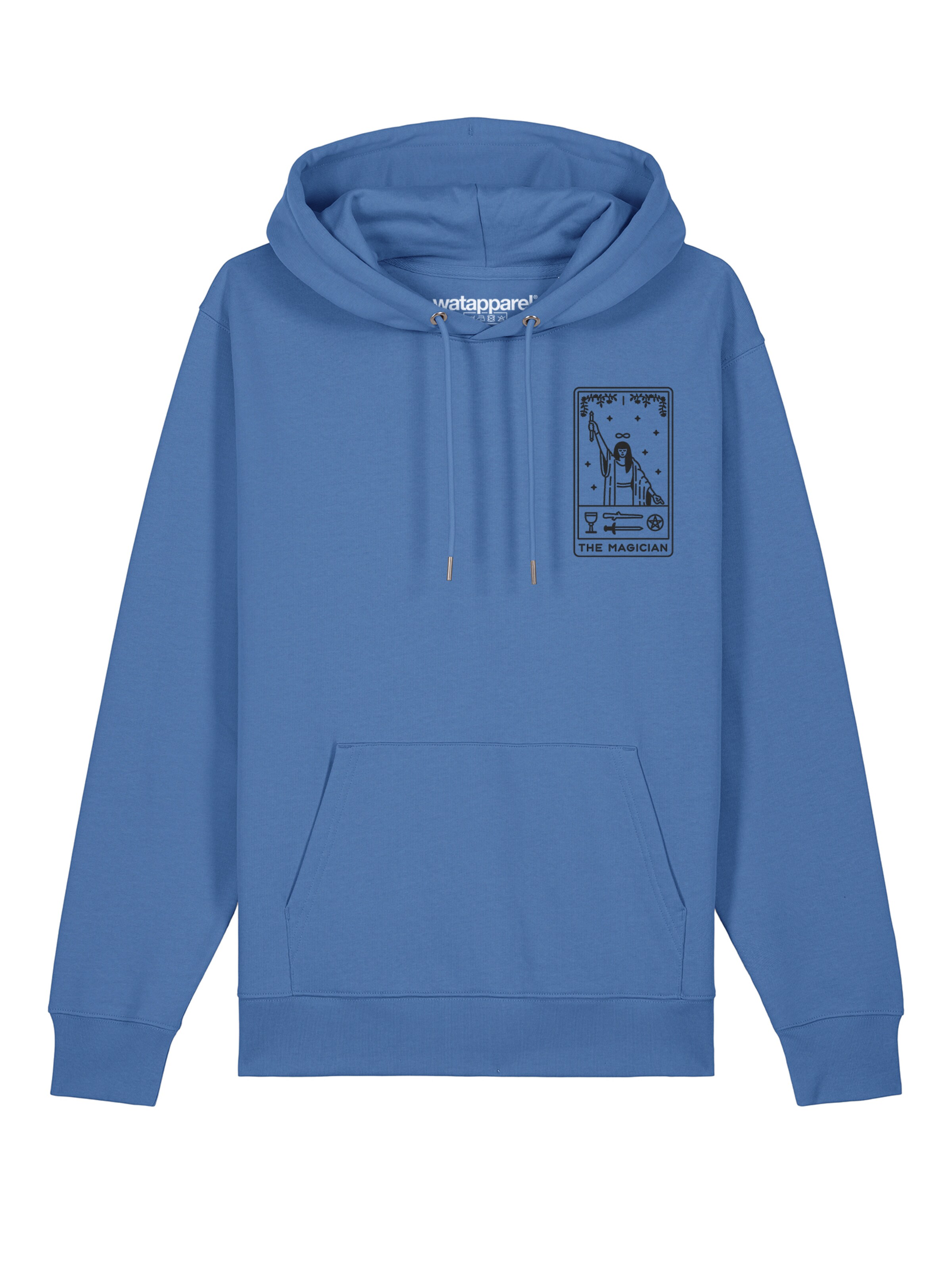 Sweat-shirt ' Tarot The Magician ' Watapparel en bleu : devant