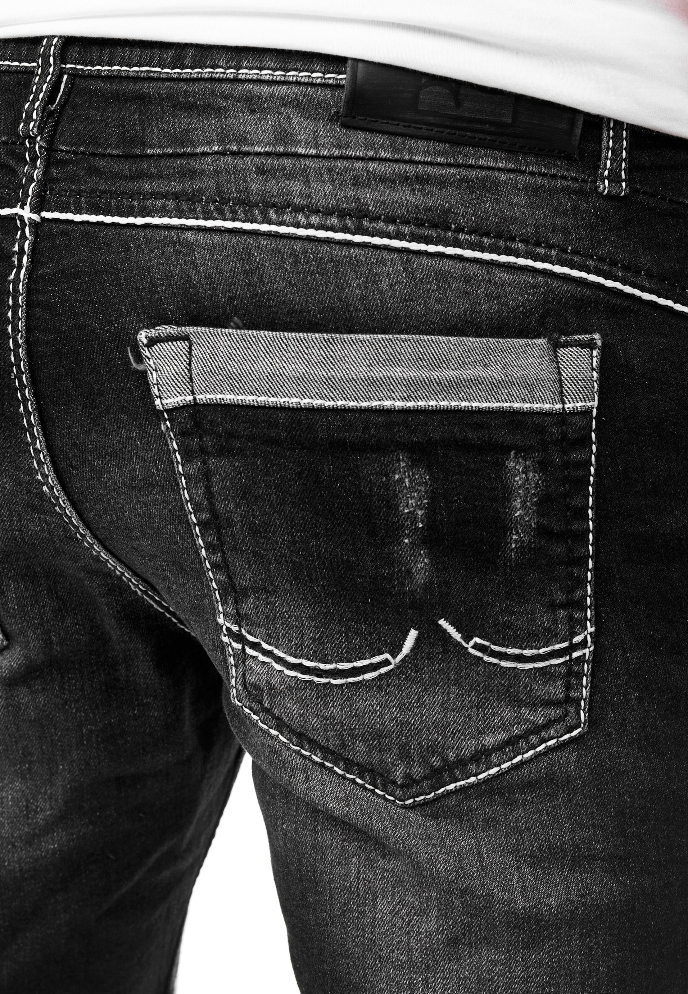 Rusty Neal Regular Jeans 'URUMA' in Zwart