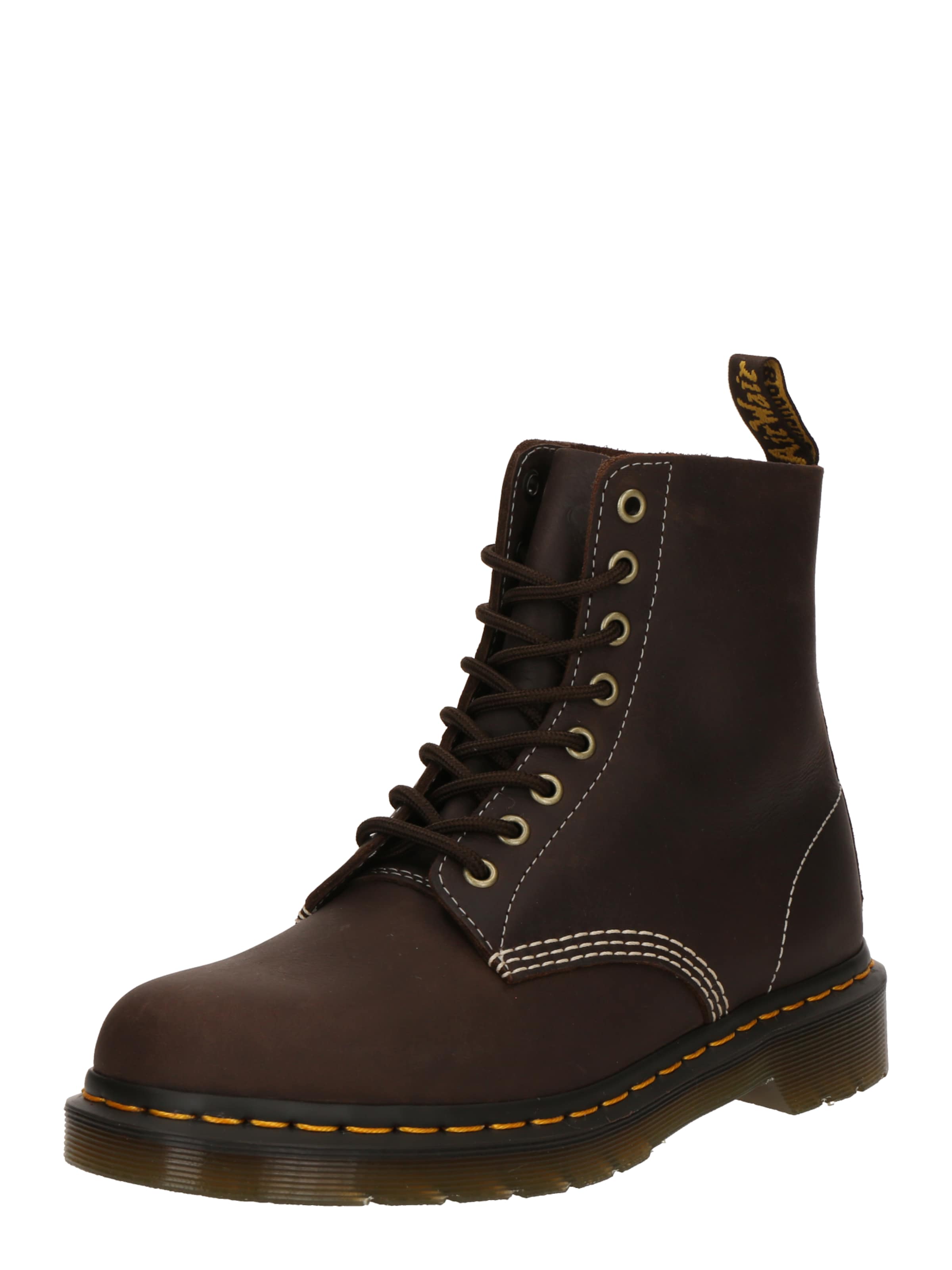 Bottines à lacets '1460 Pascal' Dr. Martens en marron : devant
