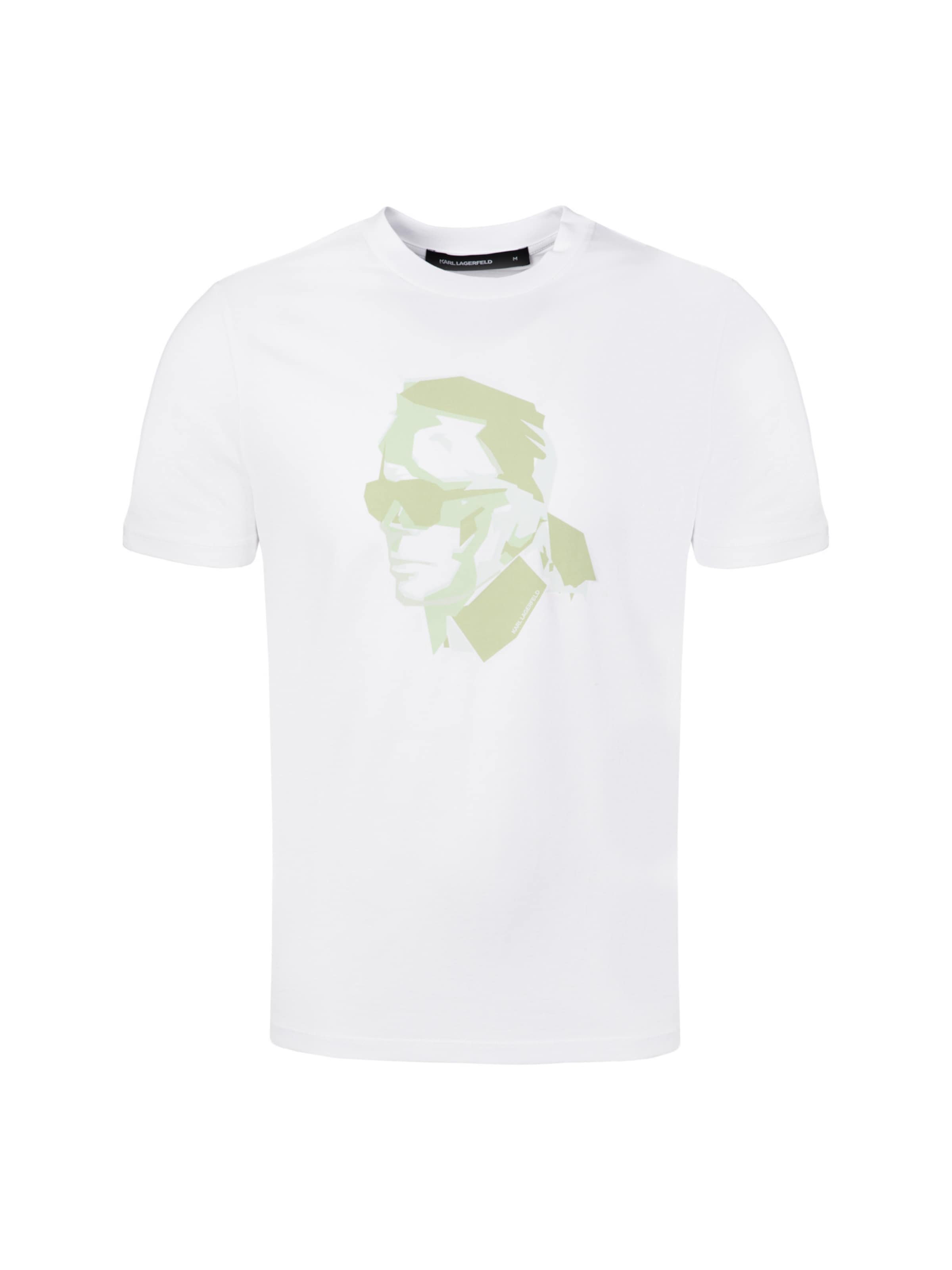 Karl Lagerfeld Shirt in de kleur Groen / Wit, Productweergave