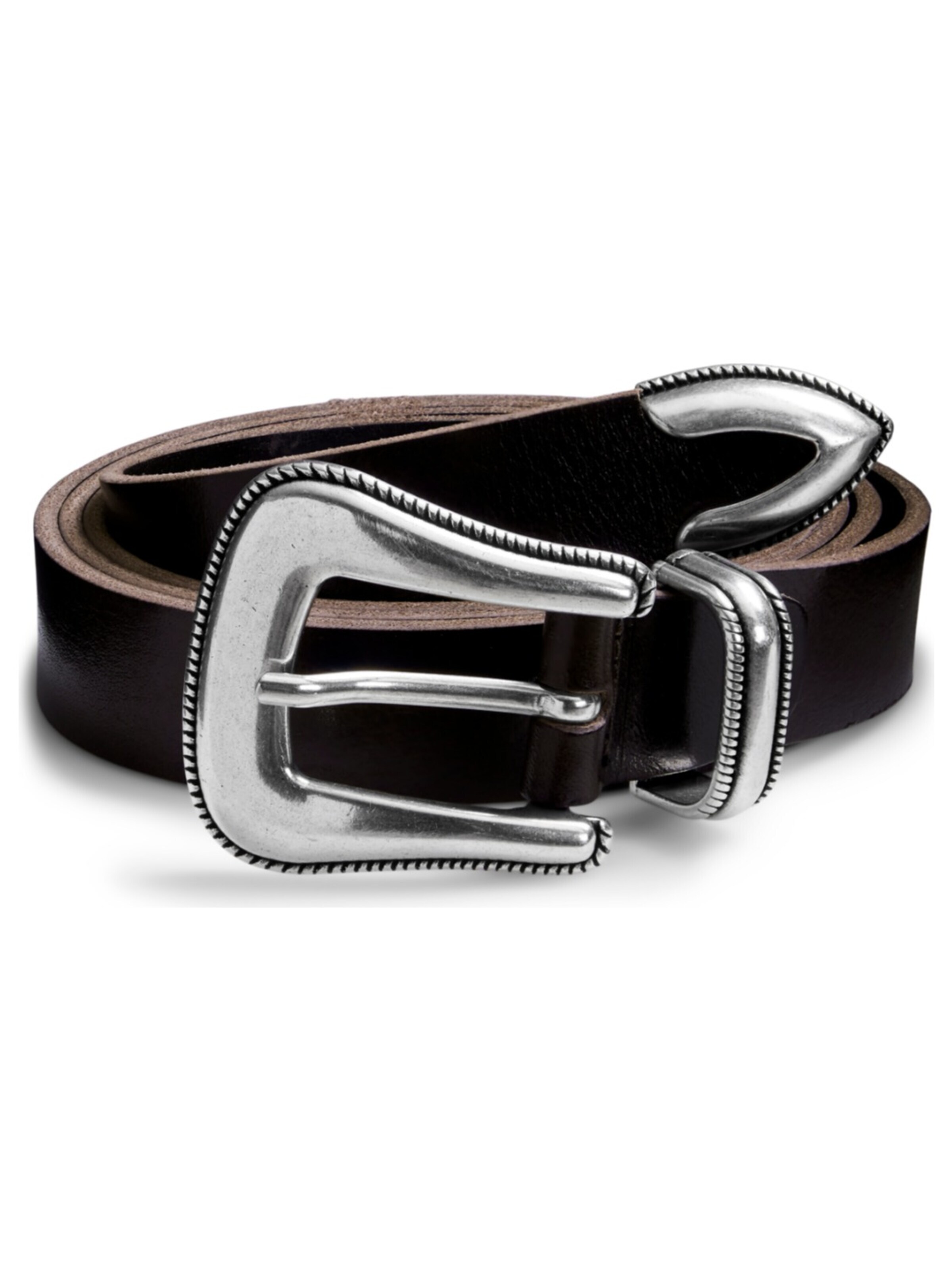 Bohemian Revolt Belt 'Outlaw' in Silver: front