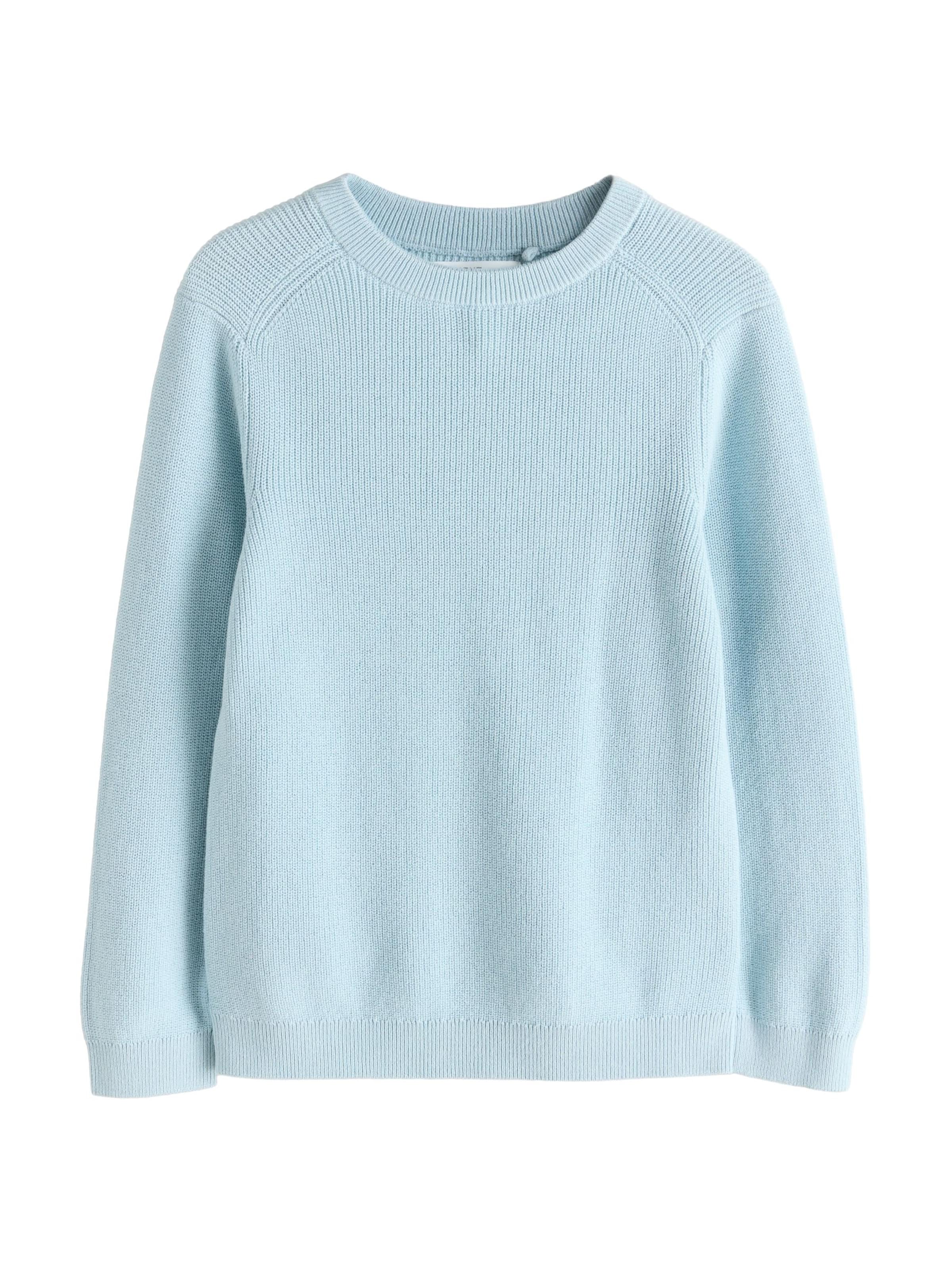 Next Pulover | modra barva: sprednja stran