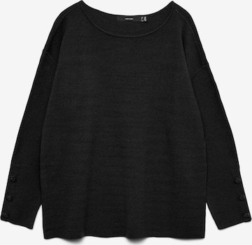 Pull-over 'VMCGOLD' Vero Moda Curve en noir : devant