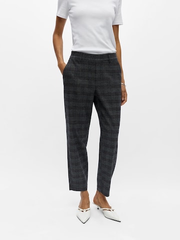Coupe slim Pantalon 'OBJLisa' OBJECT en gris : devant