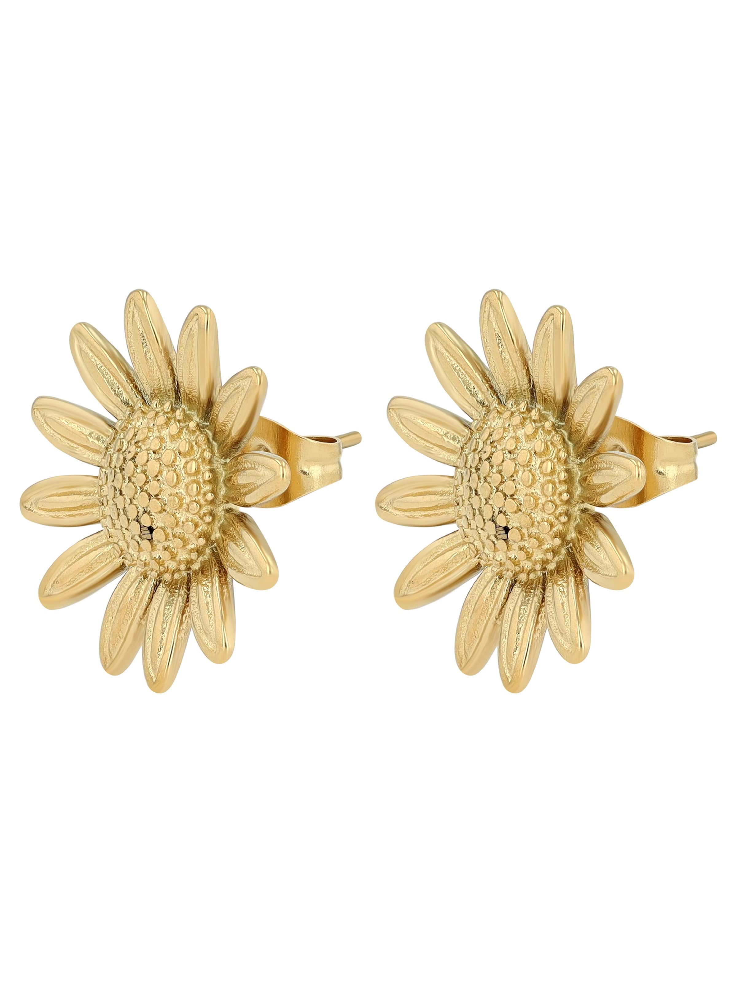 Akzent Earrings 'Nanala, goldfarbig, Ionenplattierung' in Gold