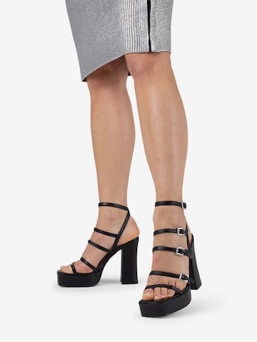 BRONX Strap Sandals 'New Spice' in Black