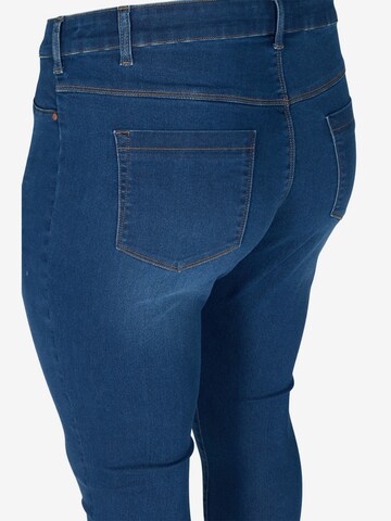 Skinny Jeggings Zizzi en bleu