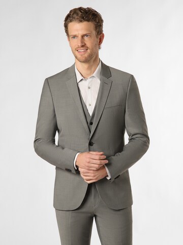 HUGO Slim fit Business Blazer ' Arti232X ' in Grey: front