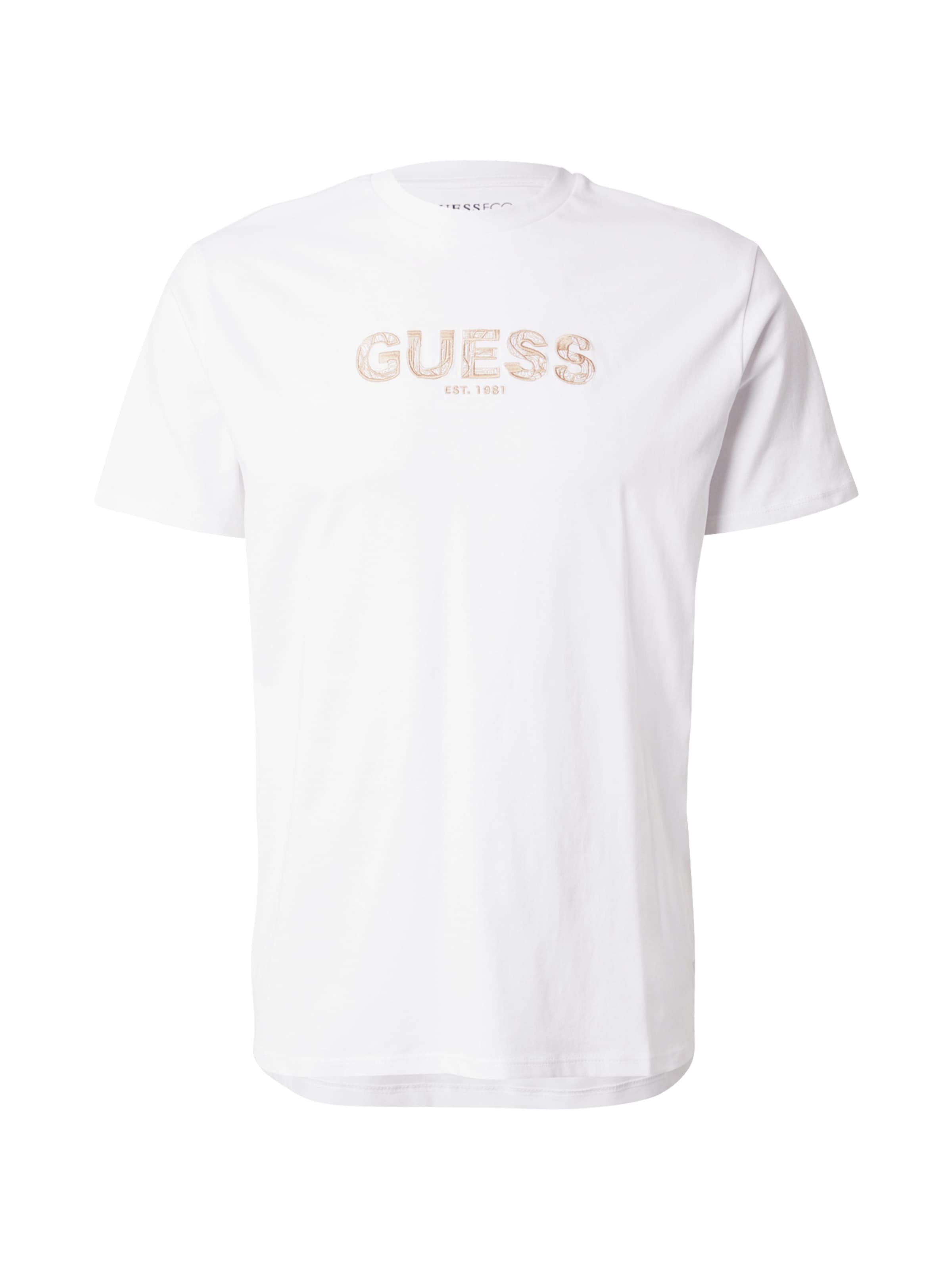 GUESS - Camisa em branco: frente