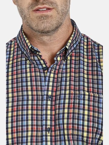 Charles Colby Comfort fit Overhemd ' Duke Connors ' in Gemengde kleuren