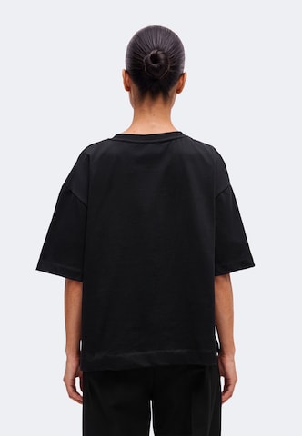 19V69 ITALIA - Camiseta talla grande 'Petonia Street' en negro