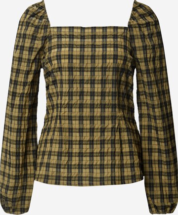 Camicia da donna 'Truly' di modström in verde: frontale