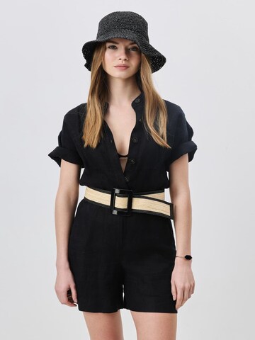 C&City Hat in Black: front