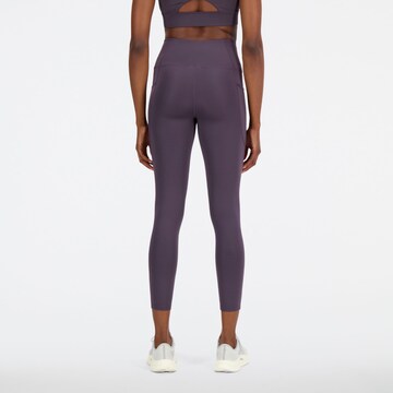 Skinny Pantalon de sport new balance en violet