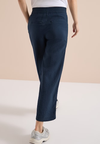 CECIL Wide Leg Hose in Blau