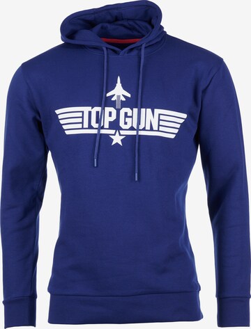 TOP GUN Sweatshirt in Blau: front