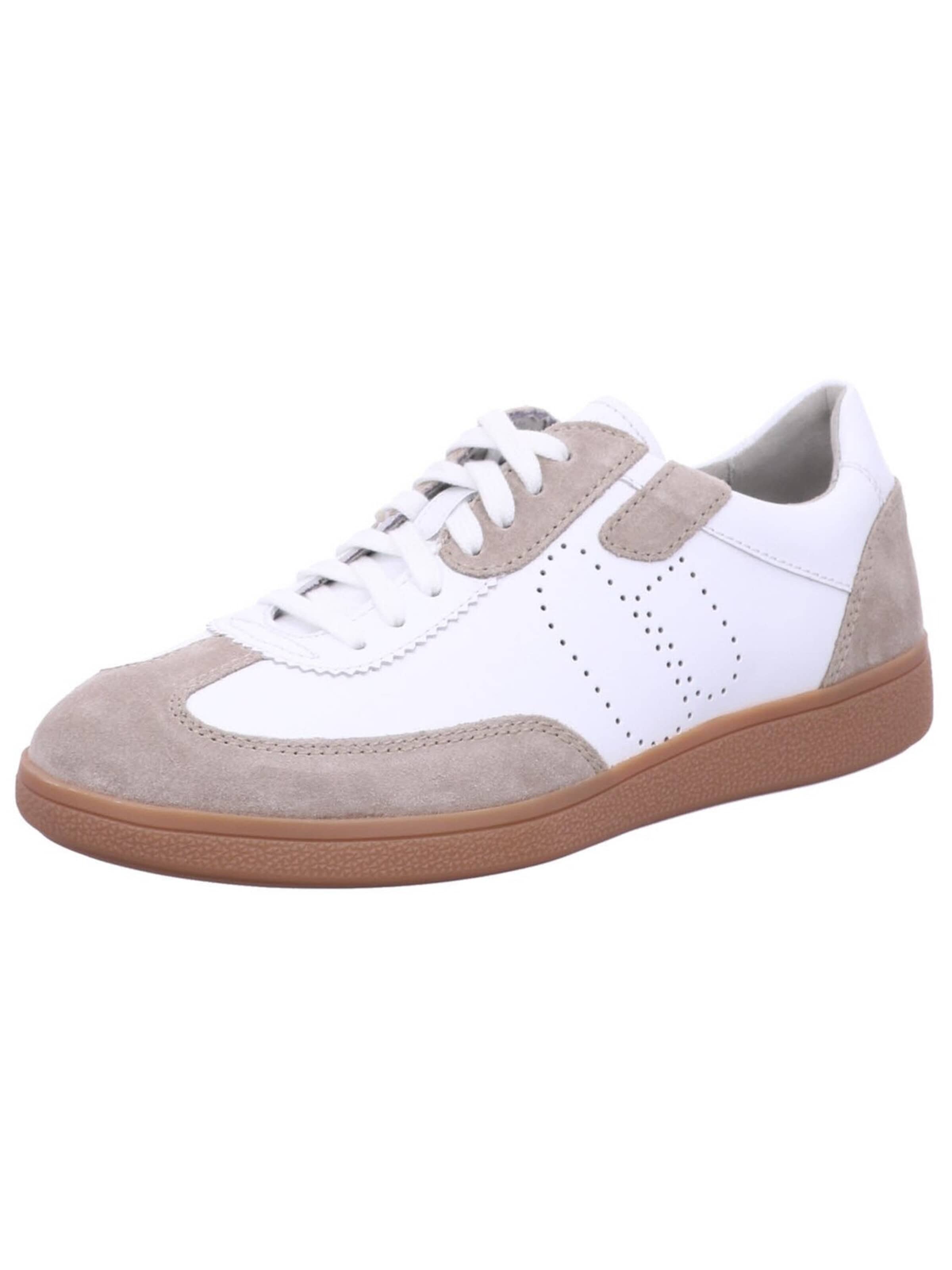 GABOR - Zapatos con cordón 'Schnürschuh Herren 1071.10 10 Echtleder in weiß' en blanco: frente