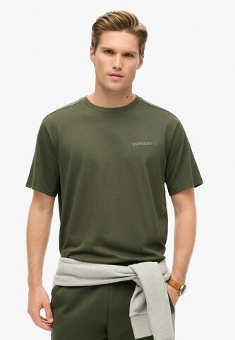 Superdry Shirt in Groen: voorkant