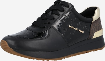 MICHAEL Michael Kors - Zapatillas deportivas bajas 'ALLIE' en negro: frente