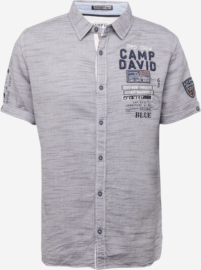 CAMP DAVID Рубашка в Темно-синий / Синий меланж / Оранжевый / Белый, Обзор товара