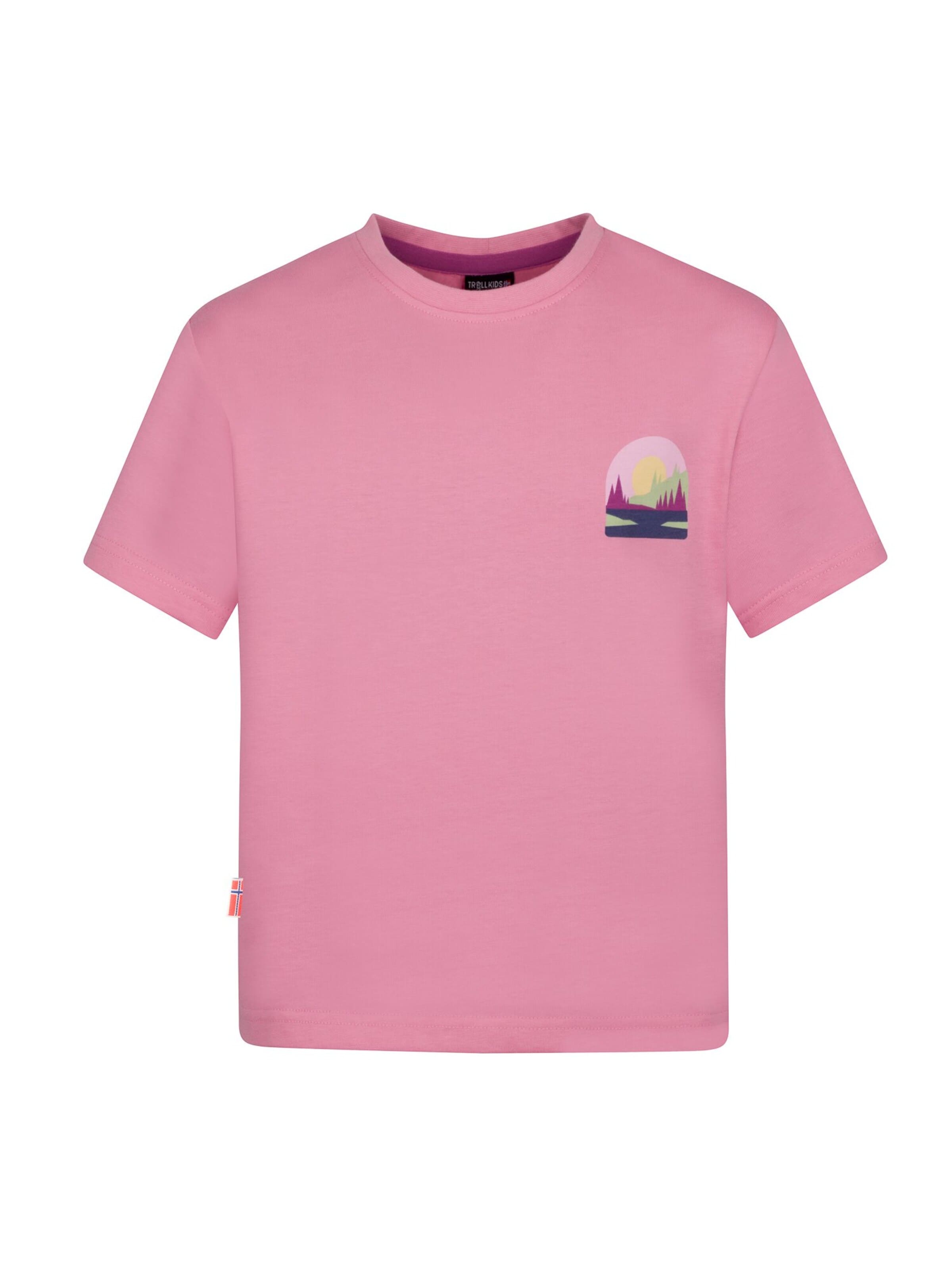 TROLLKIDS Performance Shirt in Pink: front