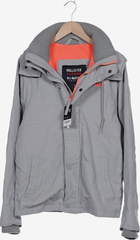 HOLLISTER Jacket & Coat in L in Grey: front