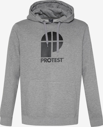 Pull-over 'CLASSIC LOGO HOODY' PROTEST en gris : devant