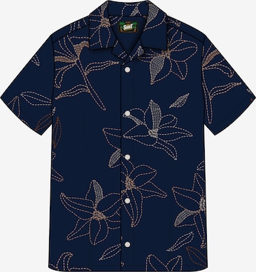 Key Largo - Regular Fit Camisa 'MSH SOLAR' em azul: frente