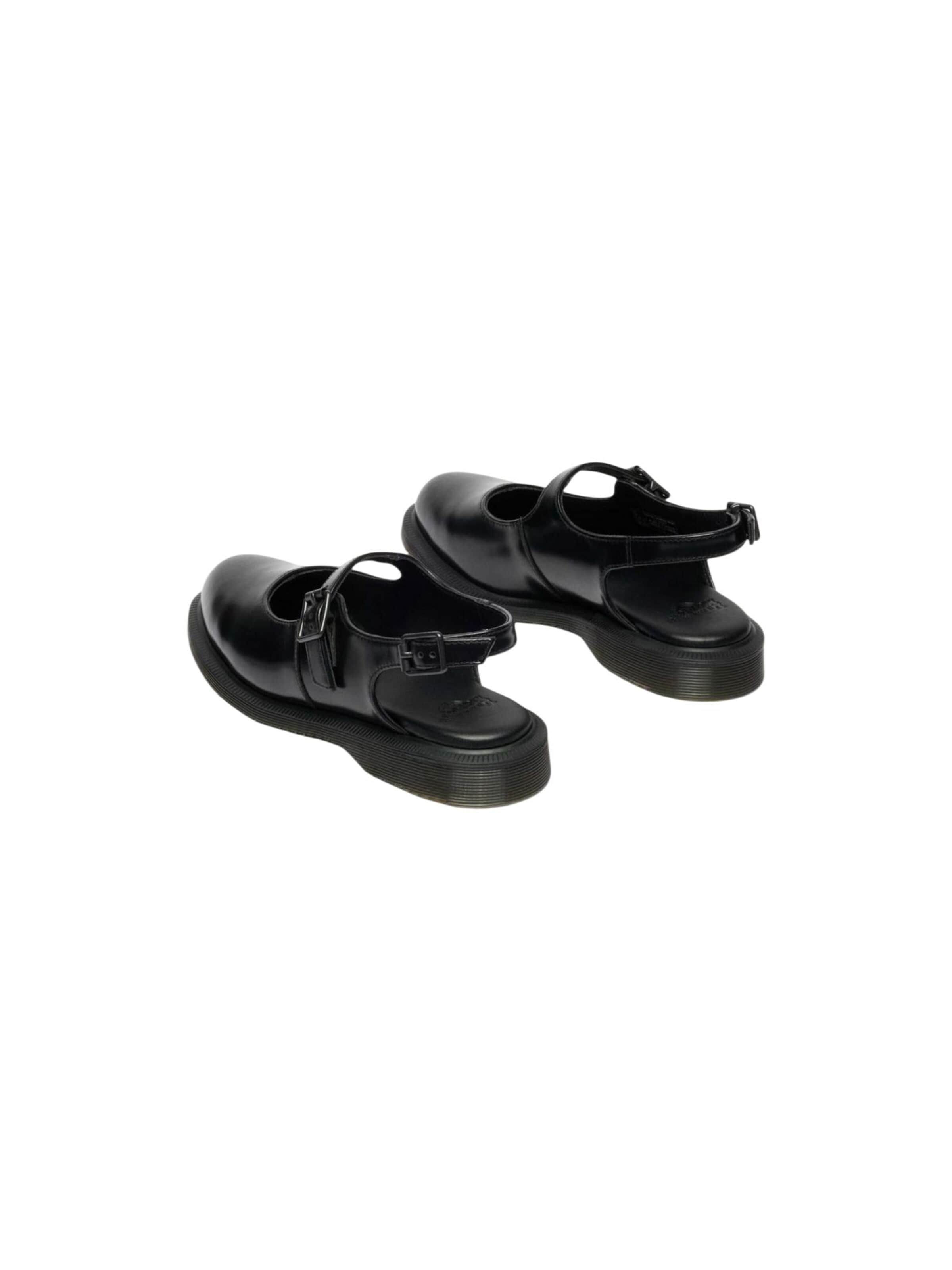 Sandalo 'Madaline Black Polished Smooth 42132001' di Dr. Martens in nero