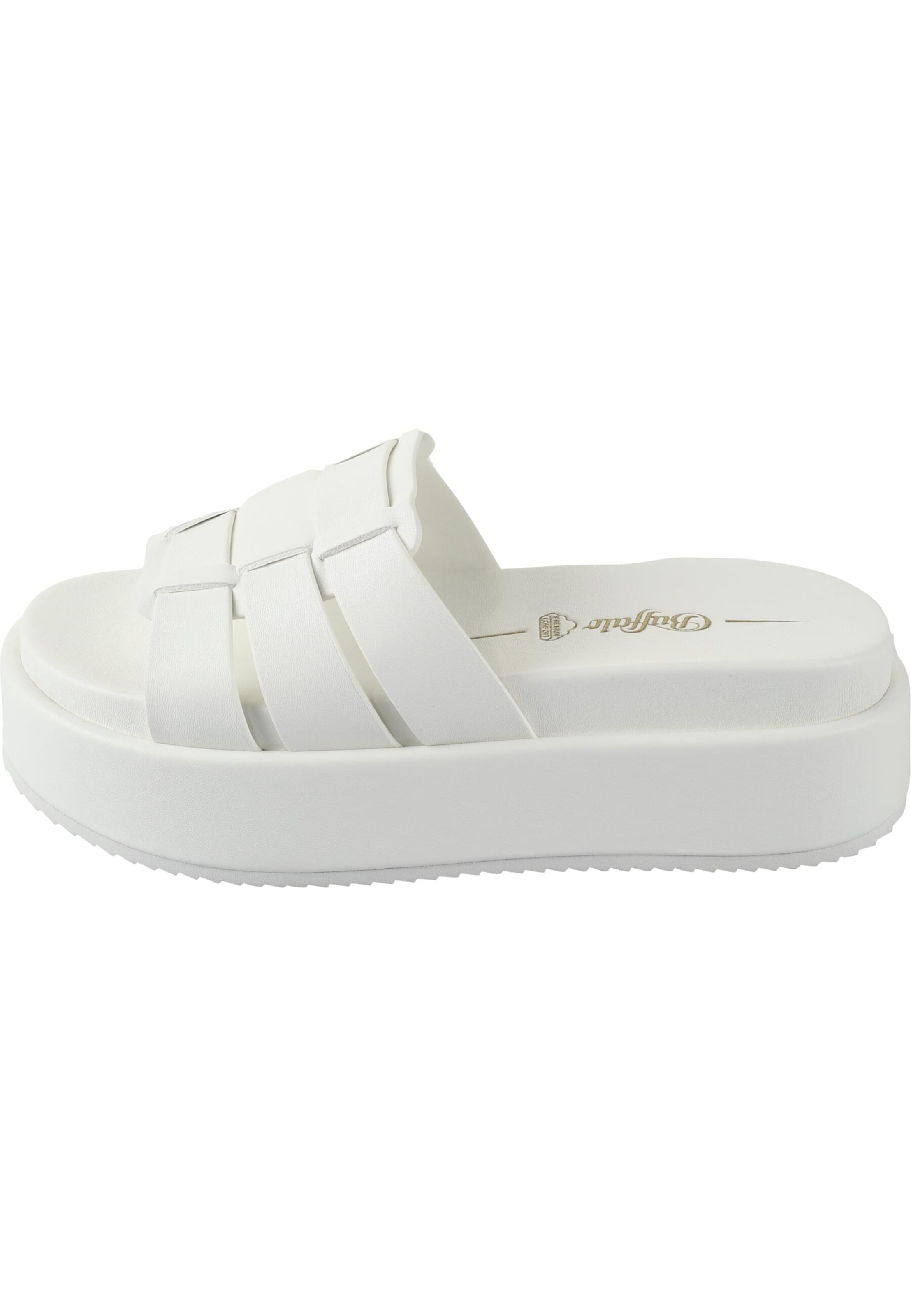 BUFFALO Pantoletter i hvid: forside