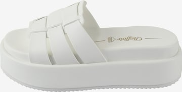 Zoccoletto di BUFFALO in bianco: frontale