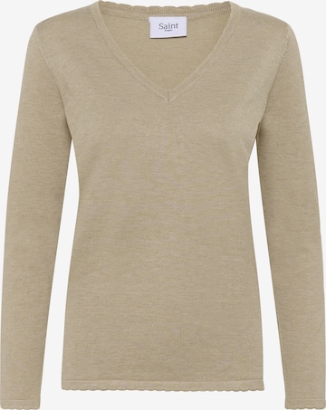 Pulover 'Mila' de la SAINT TROPEZ pe bej: față