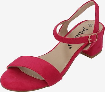 Sandales 'Cinv' Palado en rouge : devant
