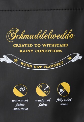 Schmuddelwedda Functionele mantel in Zwart