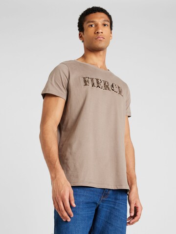 T-shirt 'LERANA' ONLY Carmakoma en marron : devant