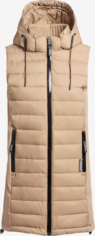 khujo Bodywarmer 'Becca' in Beige: voorkant