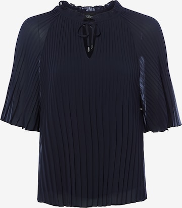 s.Oliver BLACK LABEL Blouse 'Black Label' in Blue: front