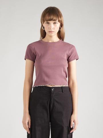 Iriedaily - Camisa 'Konti' em roxo: frente