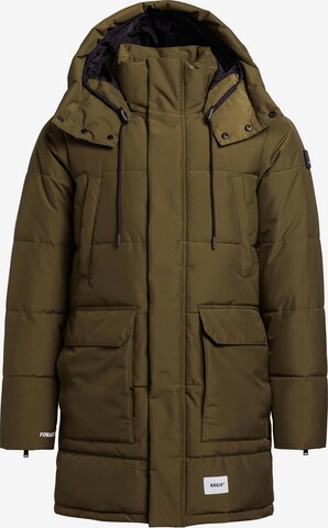 khujo Winter Parka 'Vivas2' in Green: front