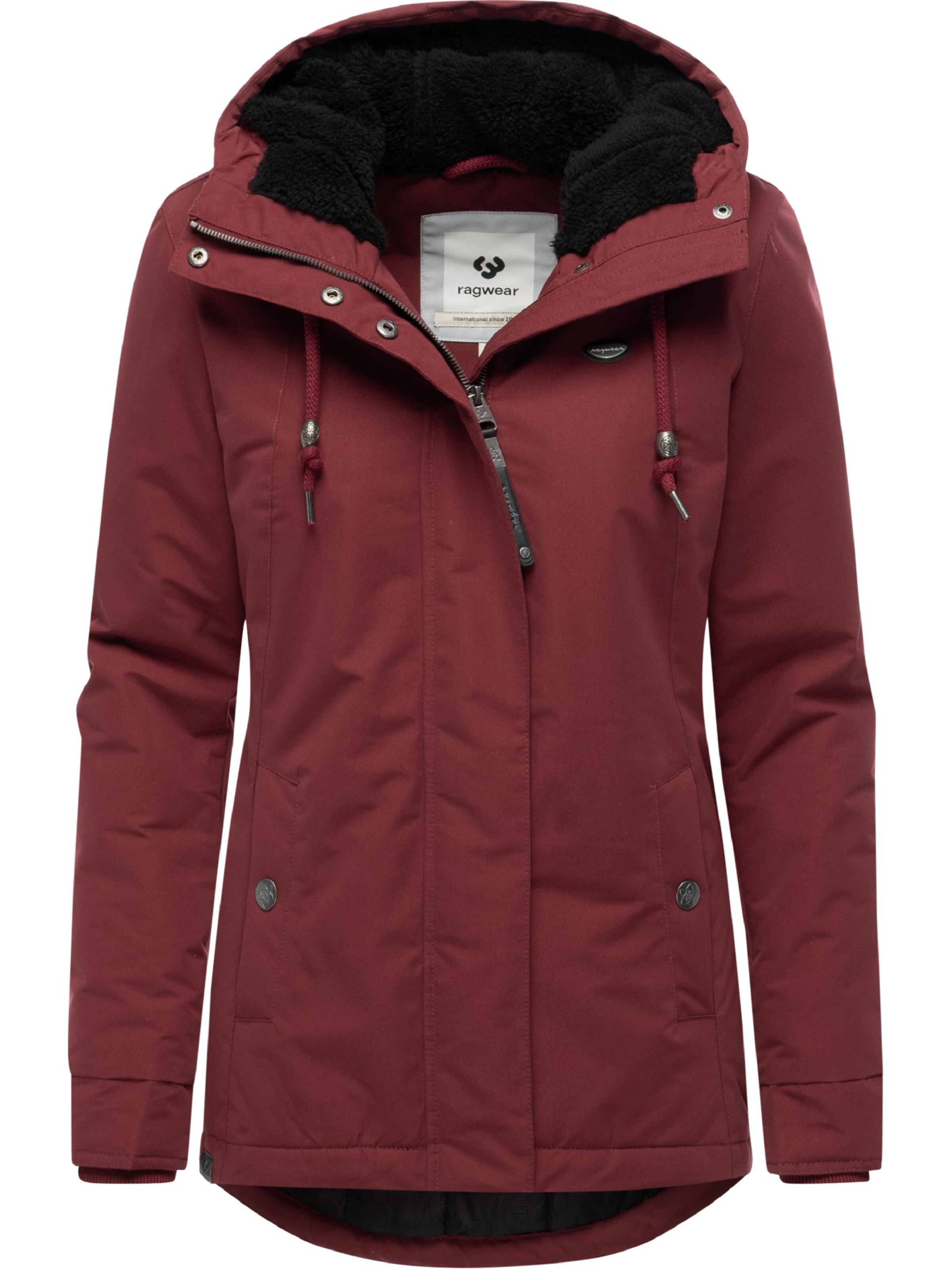Ragwear Weatherproof jacket 'Alvena' in Red