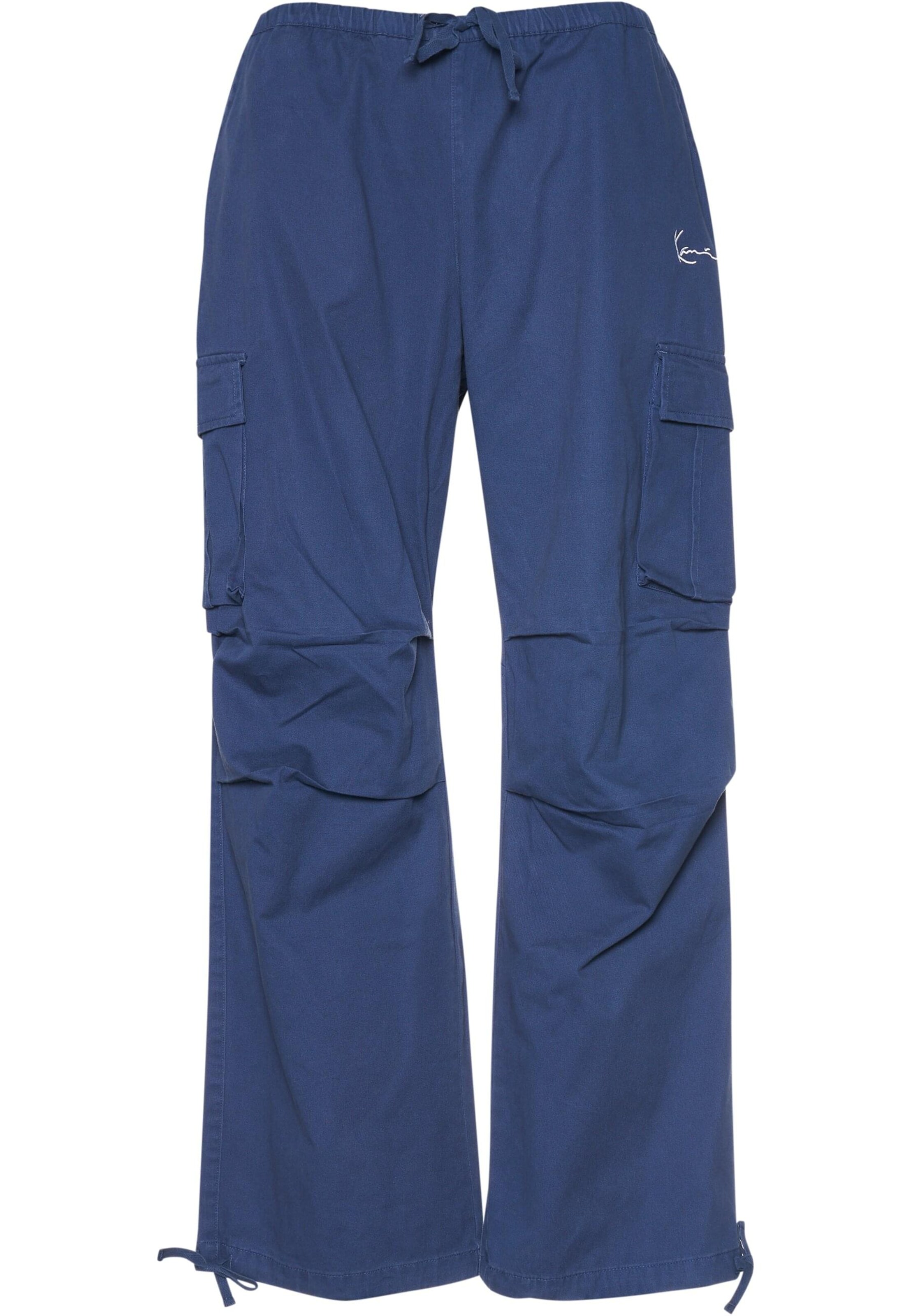 Effilé Pantalon Karl Kani en bleu : devant