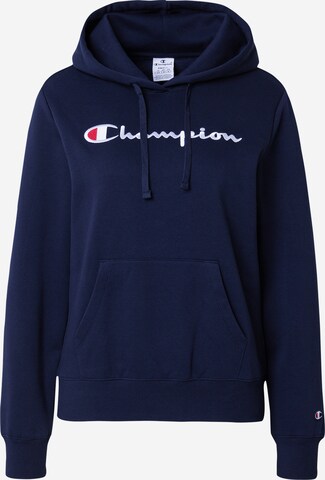 Champion Authentic Athletic Apparel Mikina – modrá: přední strana