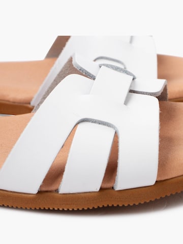 Sandales Pisamonas en blanc