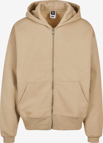 DEF Sweatjacke in Beige: predná strana